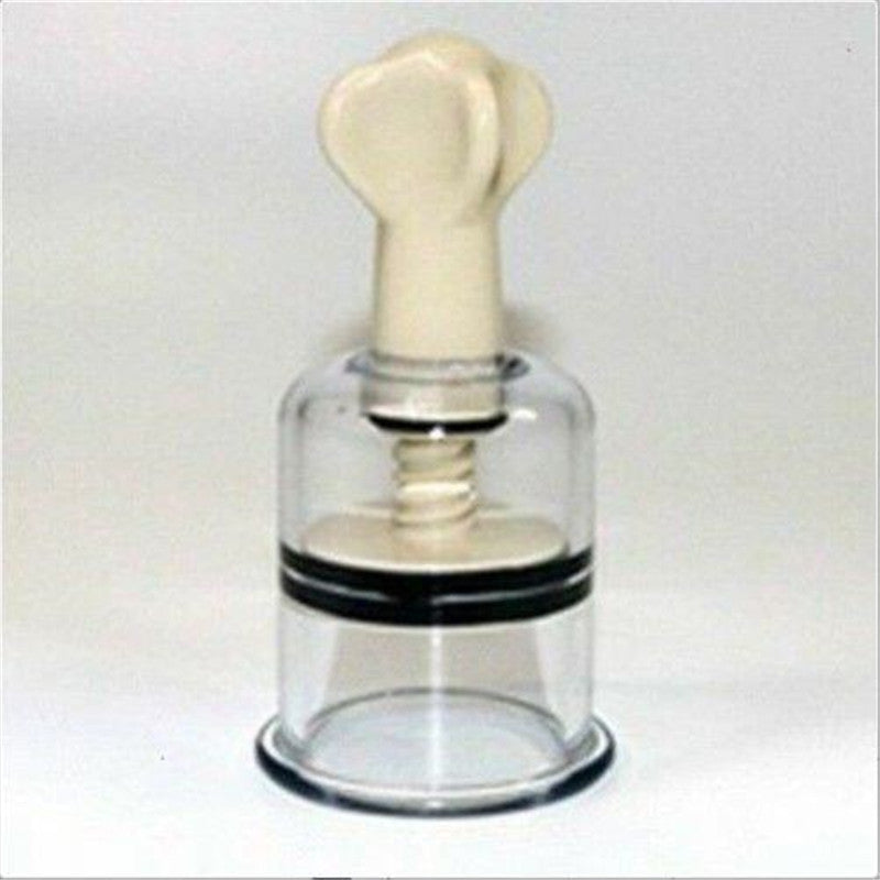 Vacuum hand screw cupping pot