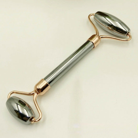 Portable Household Facial Double-Roller Massage Tool