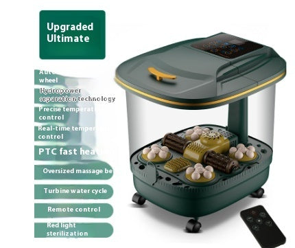 Fumigation Foot Bath Tub Automatic Massage Heating Foot Bath Barrel