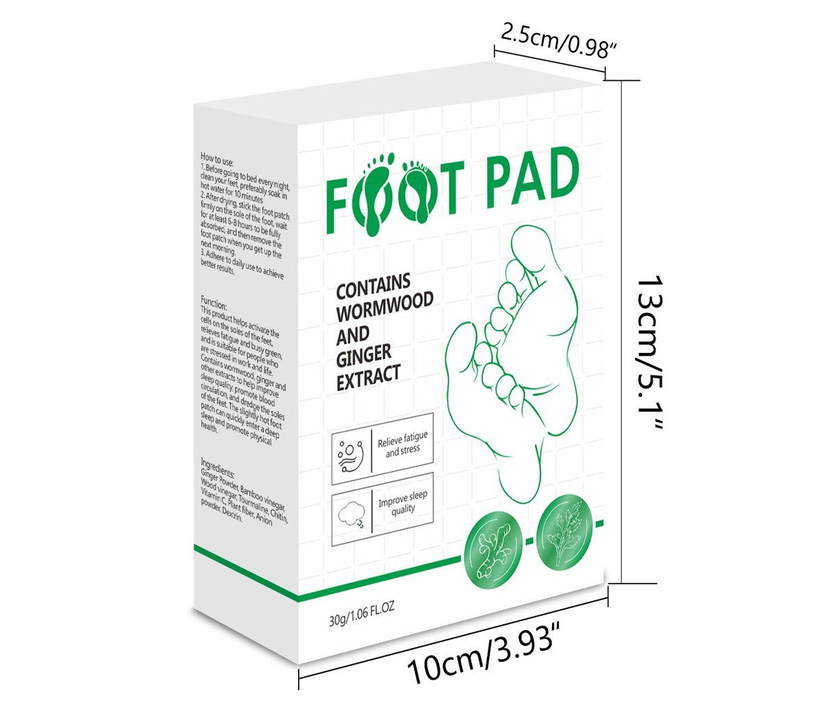 Argy Wormwood Foot Patch Dehumidifying Air Heating