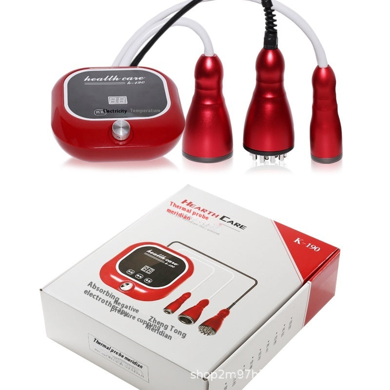 Heat Detection Meridian Instrument Beauty Salon Acid Removal Electric Gua Sha Scraping Device