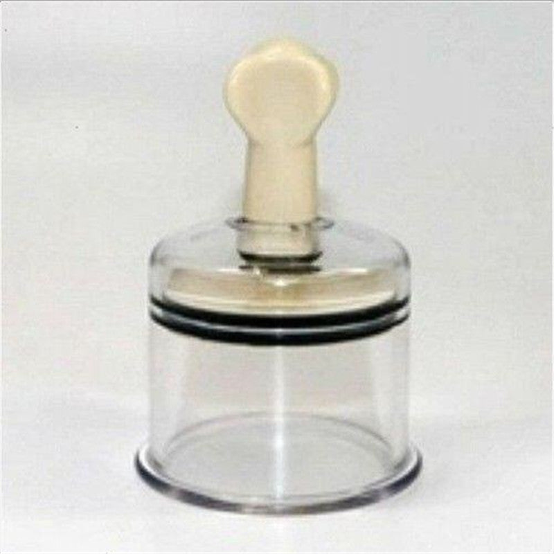 Vacuum hand screw cupping pot