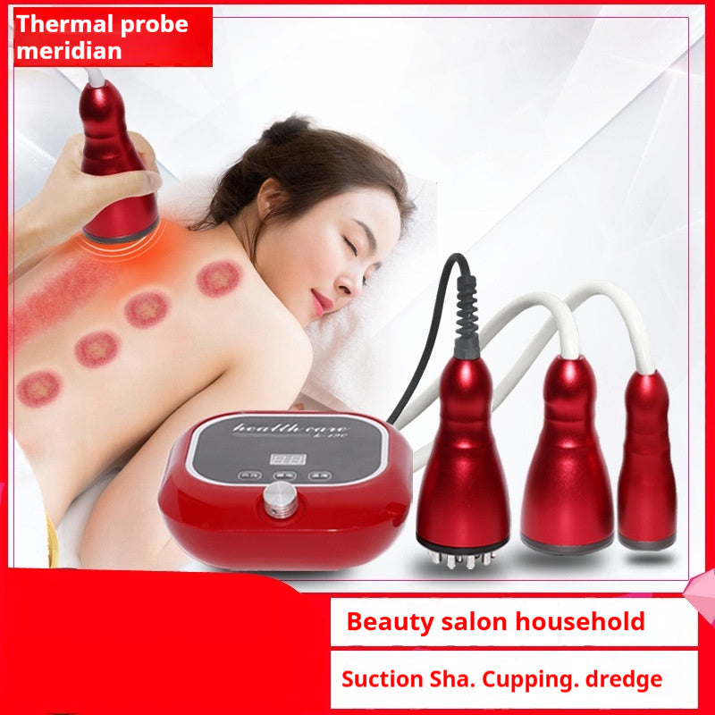Heat Detection Meridian Instrument Beauty Salon Acid Removal Electric Gua Sha Scraping Device