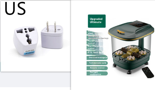 Fumigation Foot Bath Tub Automatic Massage Heating Foot Bath Barrel